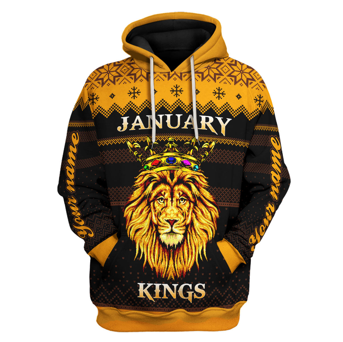 YMskins Personalized Tops January Guy Kings Are Born In January All Over Printed