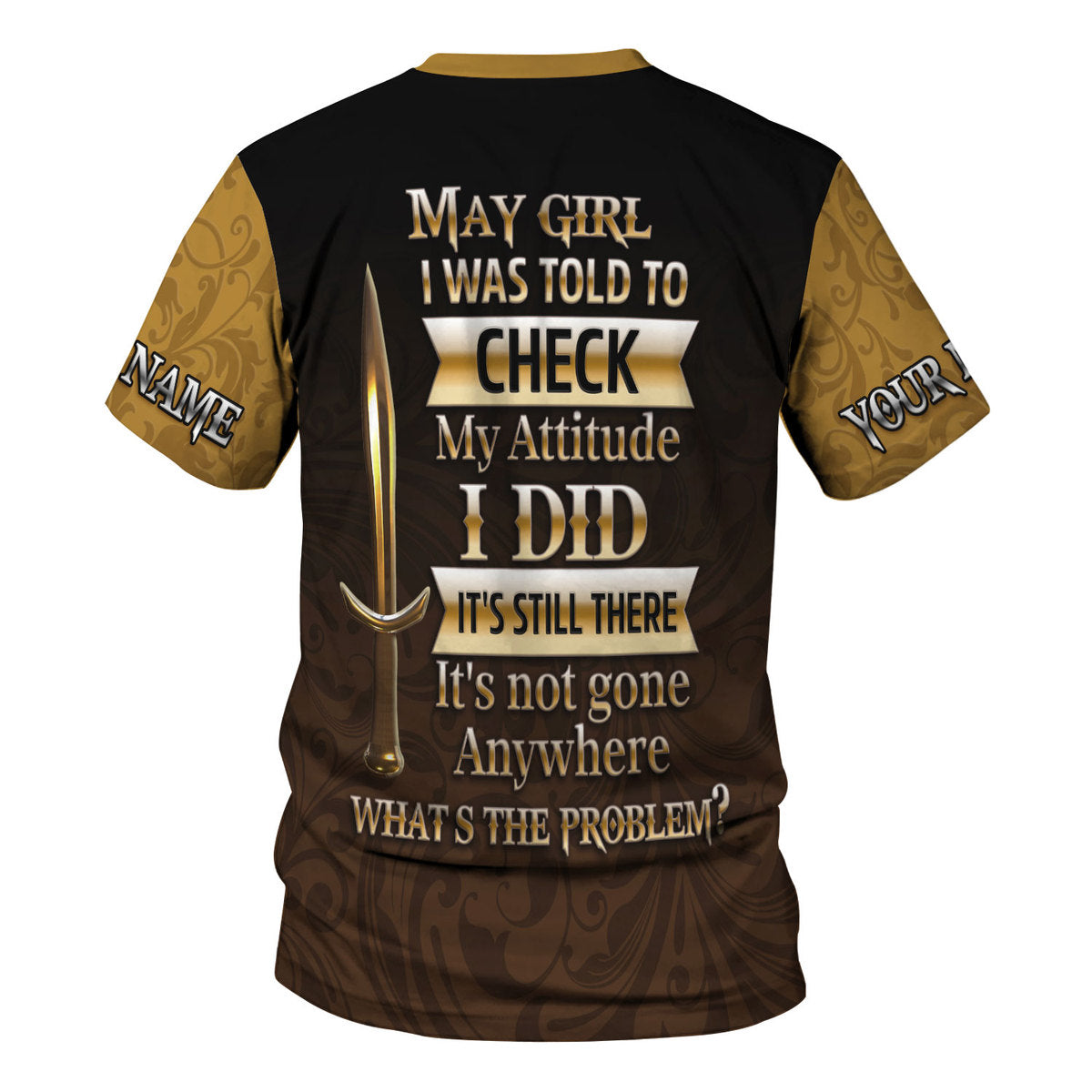 YMskins Personalized Tops I'm A May Girl All Over Printed