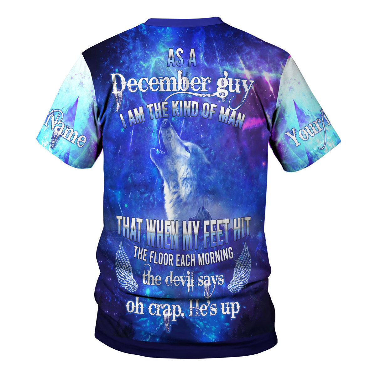 YMskins Personalized T-shirt December Guy All Over Printed