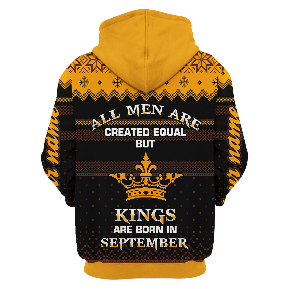 YMskins Personalized Hoodie September Guy All Over Printed