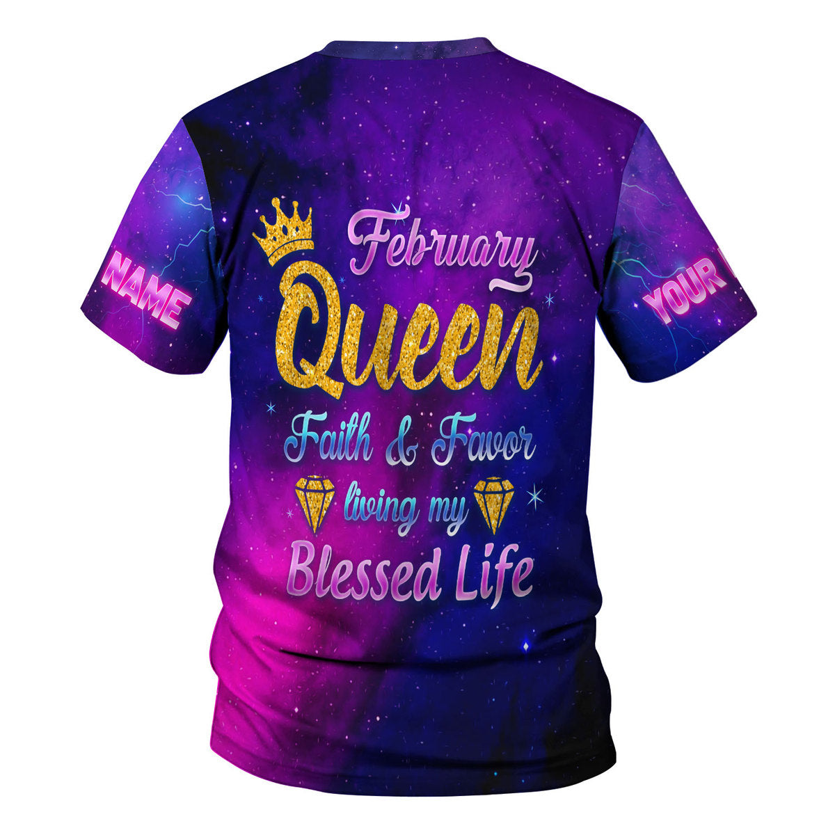 YMskins Personalized Tops February Queen All Over Printed