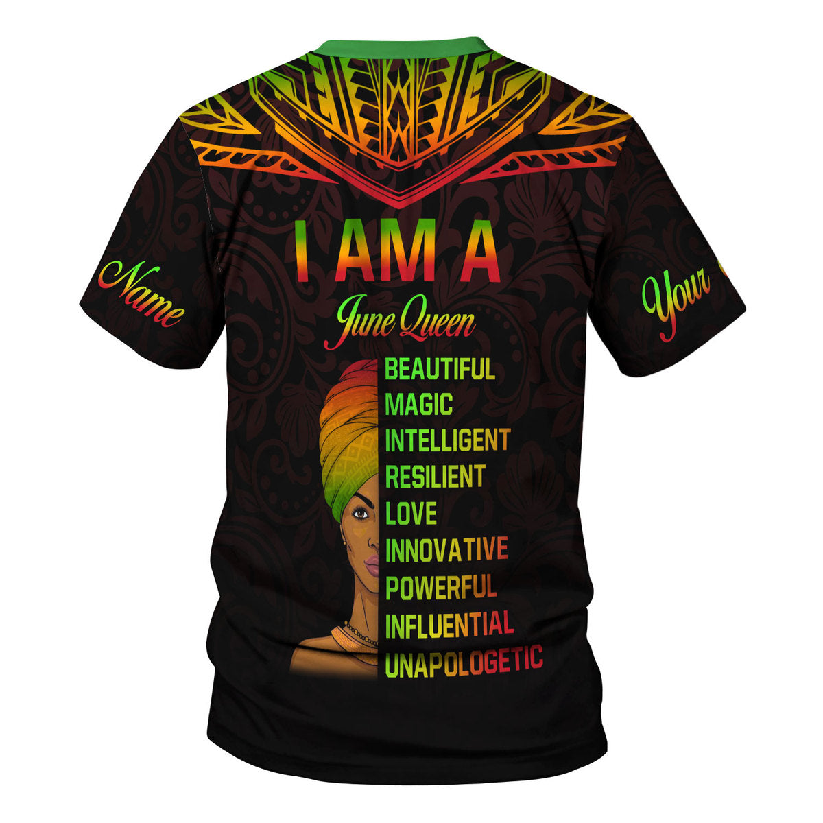 YMskins Personalized Tops June Queen All Over Printed
