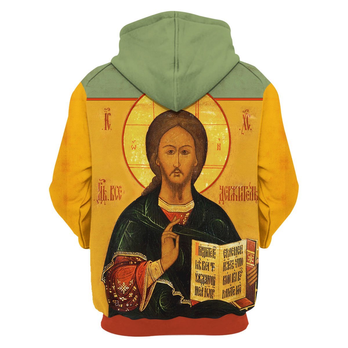 YMskins Unisex Tops Pullover Sweatshirt Orthodox Jesus 3D Apparel