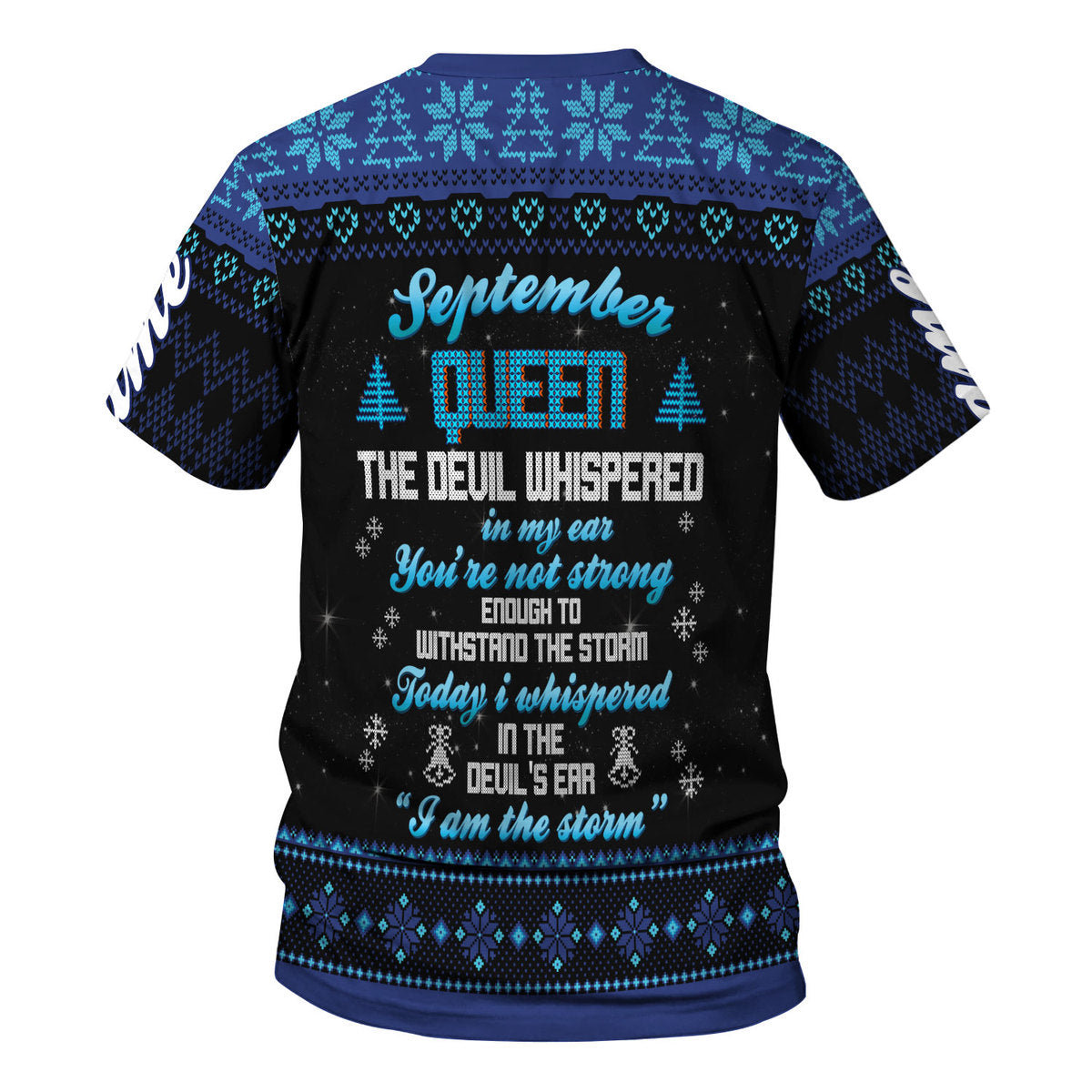 YMskins Personalized Tops September Girl I Am The Storm All Over Printed