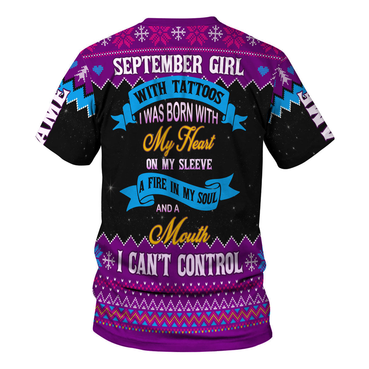YMskins Personalized Tops September Girl All Over Printed