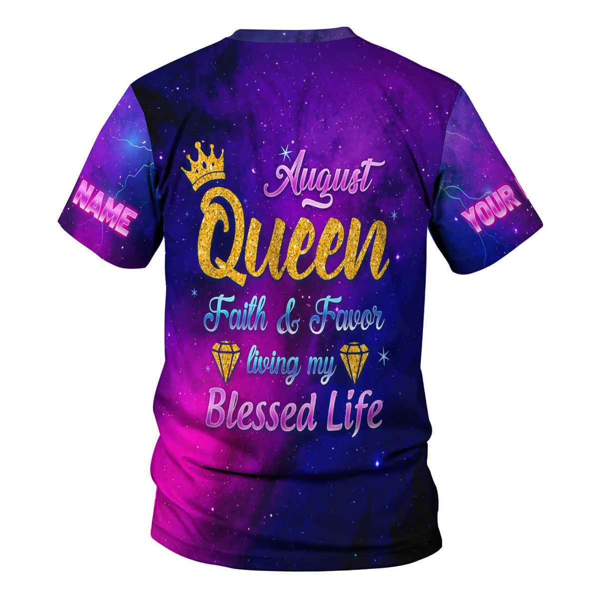 YMskins Personalized Tops August Queen All Over Printed
