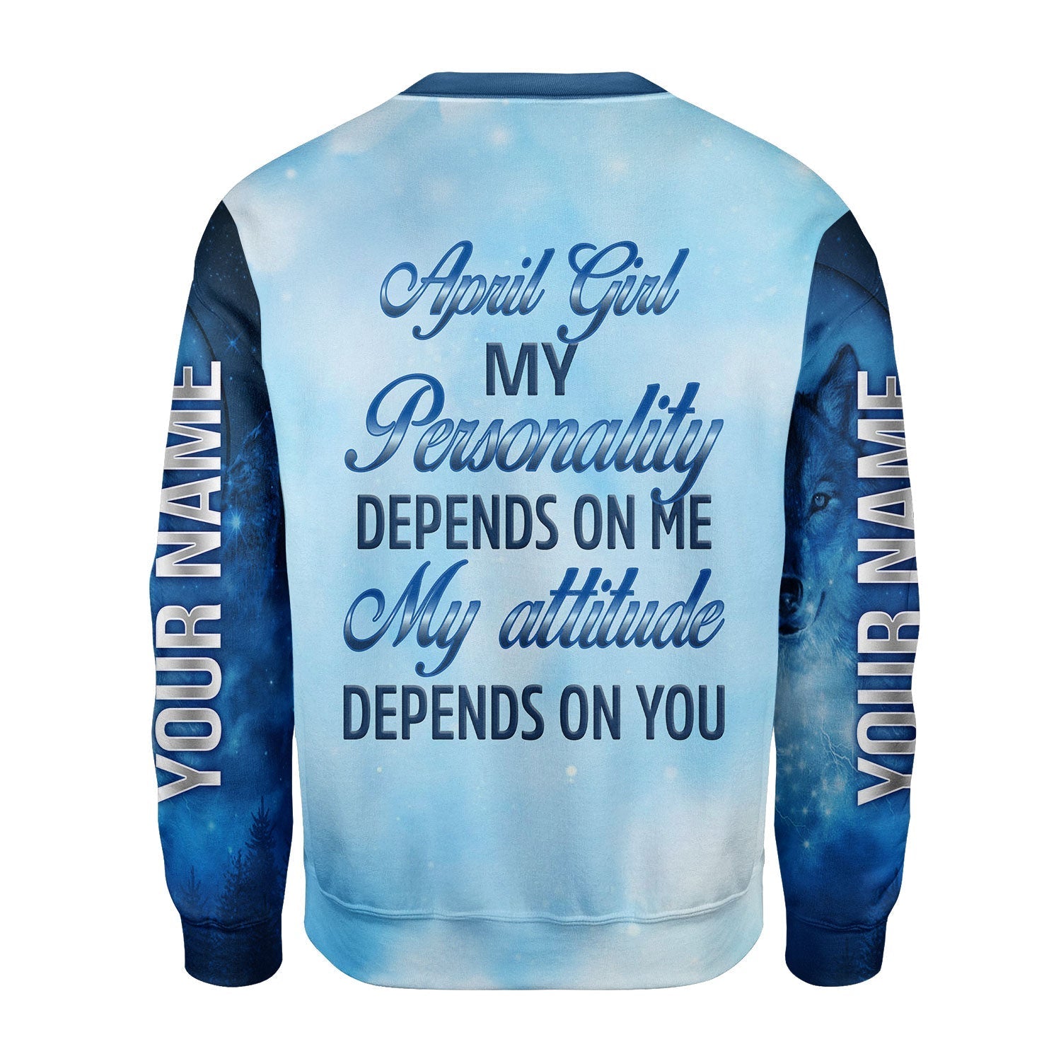 YMskins Personalized Tops April Girl All Over Printed
