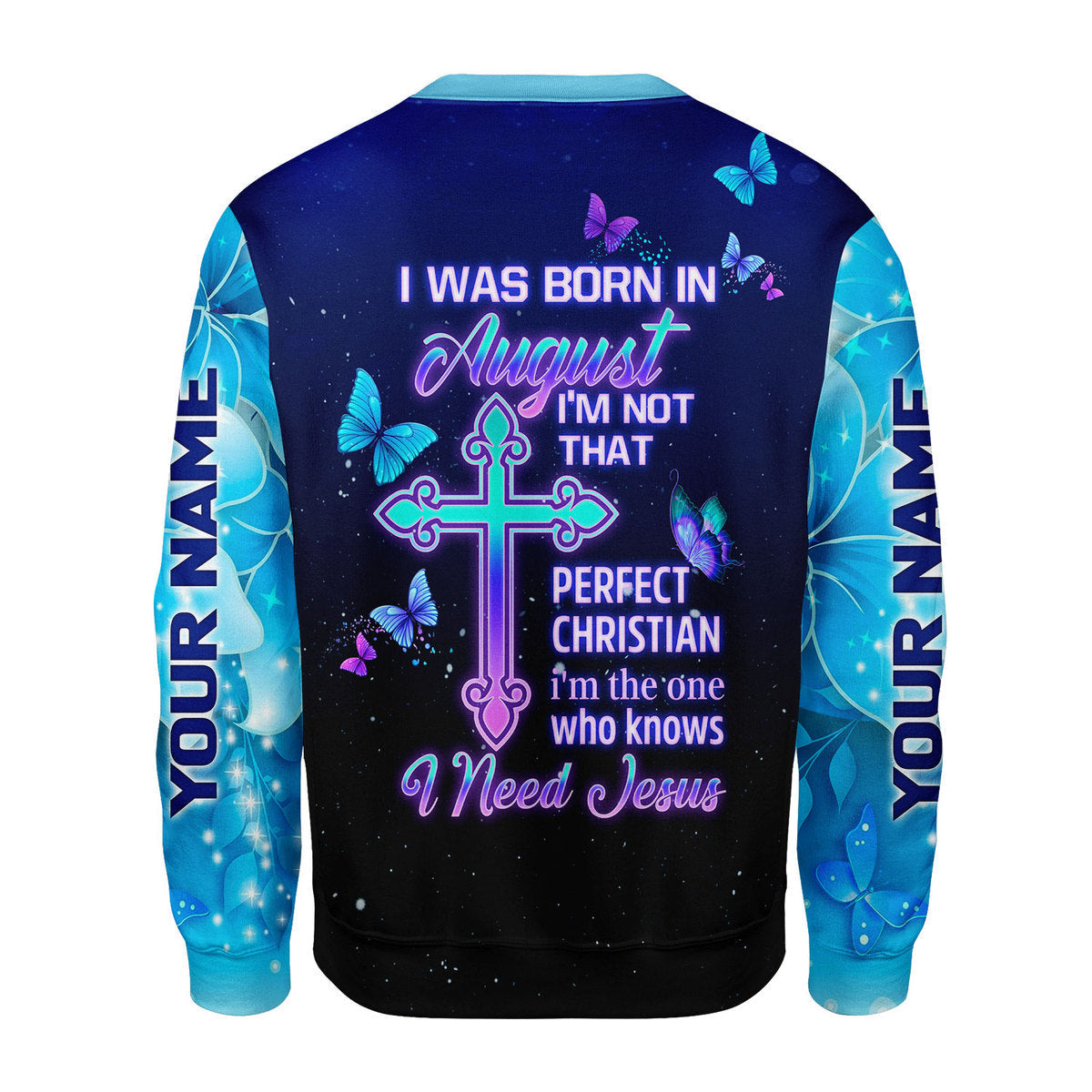 Personalized Tracksuit August Girl All Over Printed