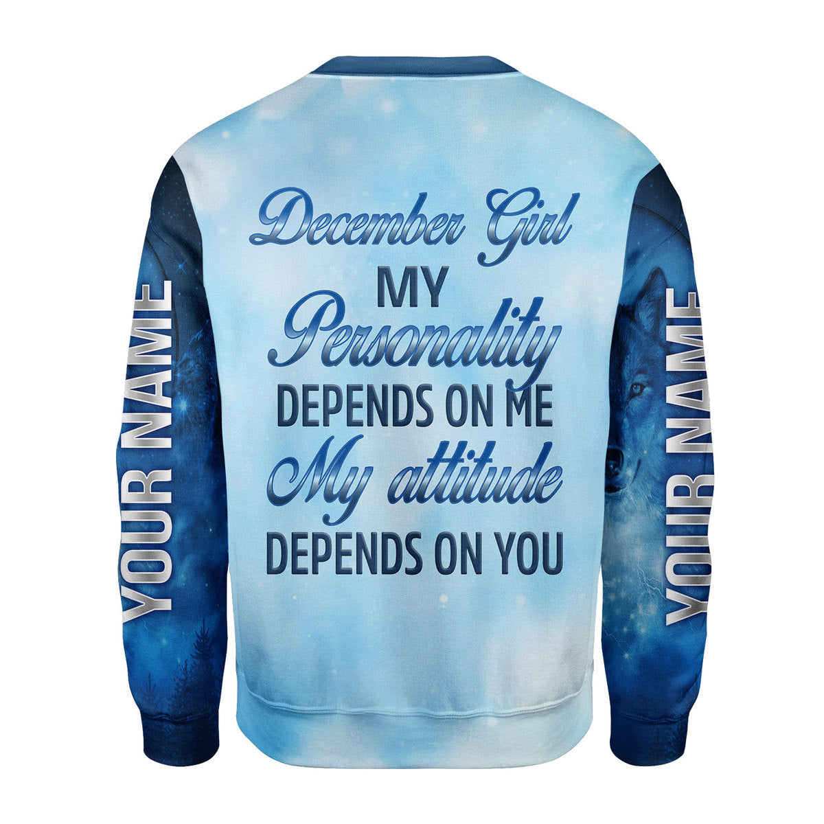 YMskins Personalized  Tops  December Girl All Over Printed