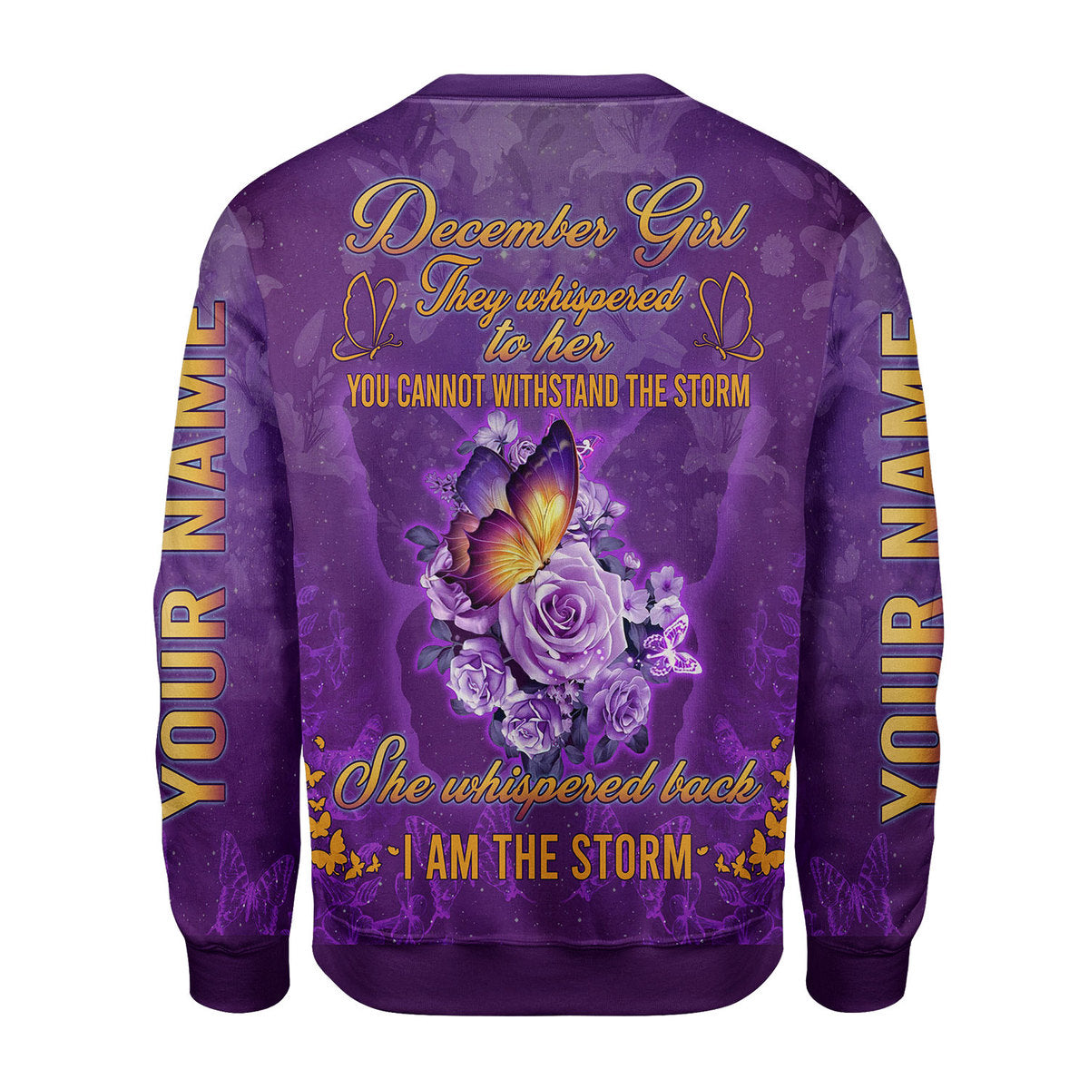 YMskins Personalized  Tops  December Girl All Over Printed