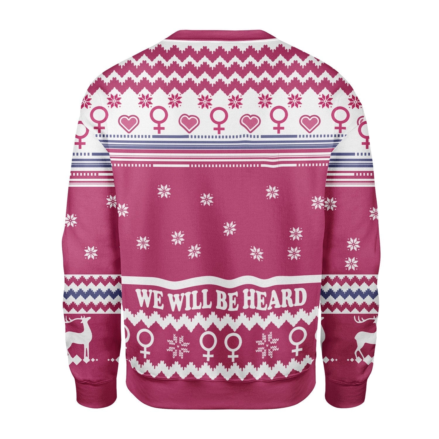 YMskins Christmas Sweater We Will Be Heard 3D Apparel