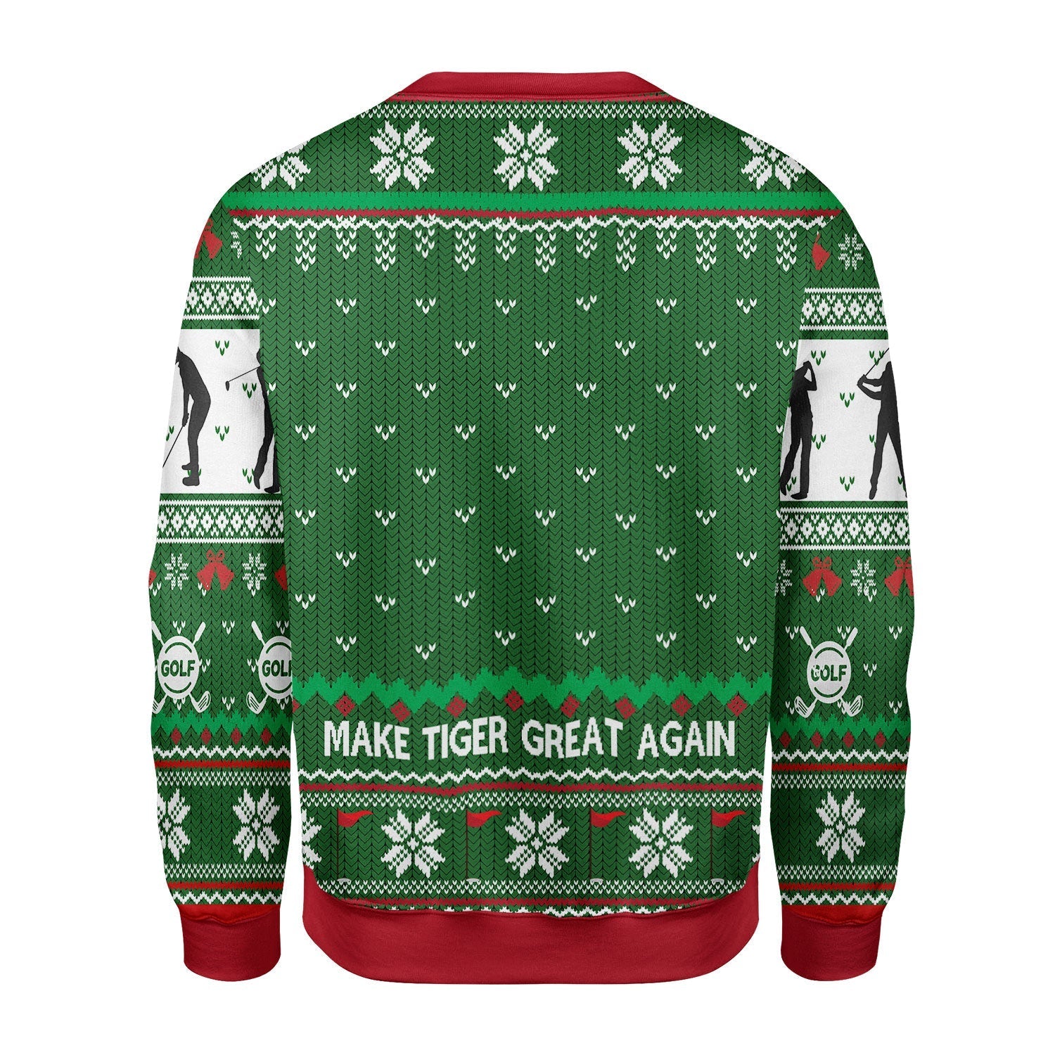 YMskins Christmas Sweater Make Tiger Great Again 3D Apparel