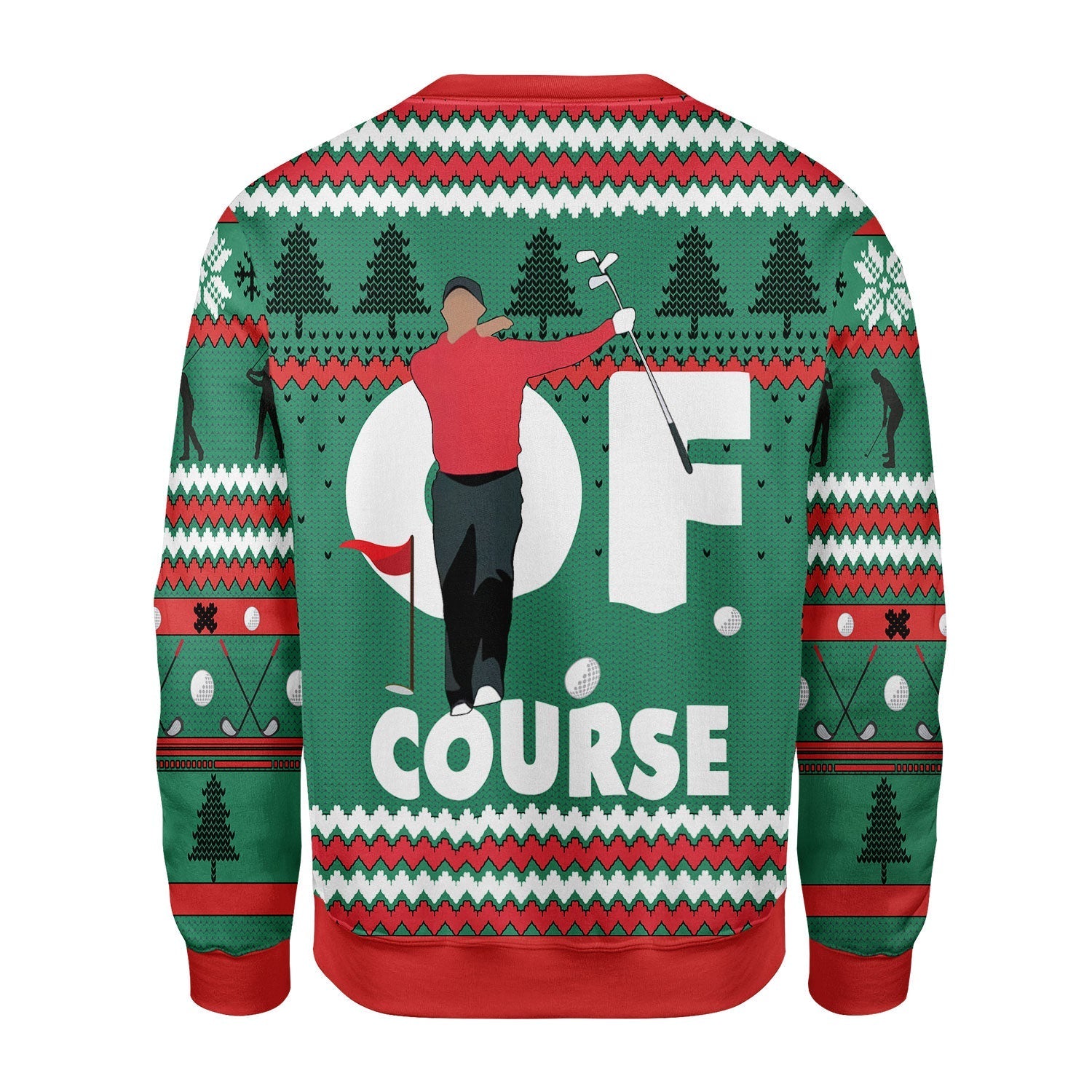 YMskins Christmas Sweater Of Course Tiger 3D Apparel