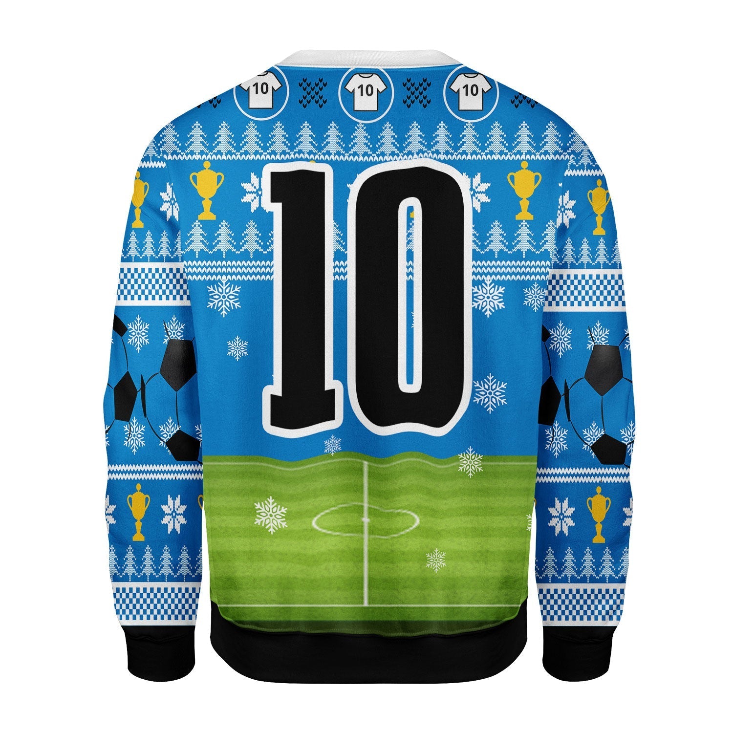 YMskins Christmas Sweater The Golden Boy 3D Apparel