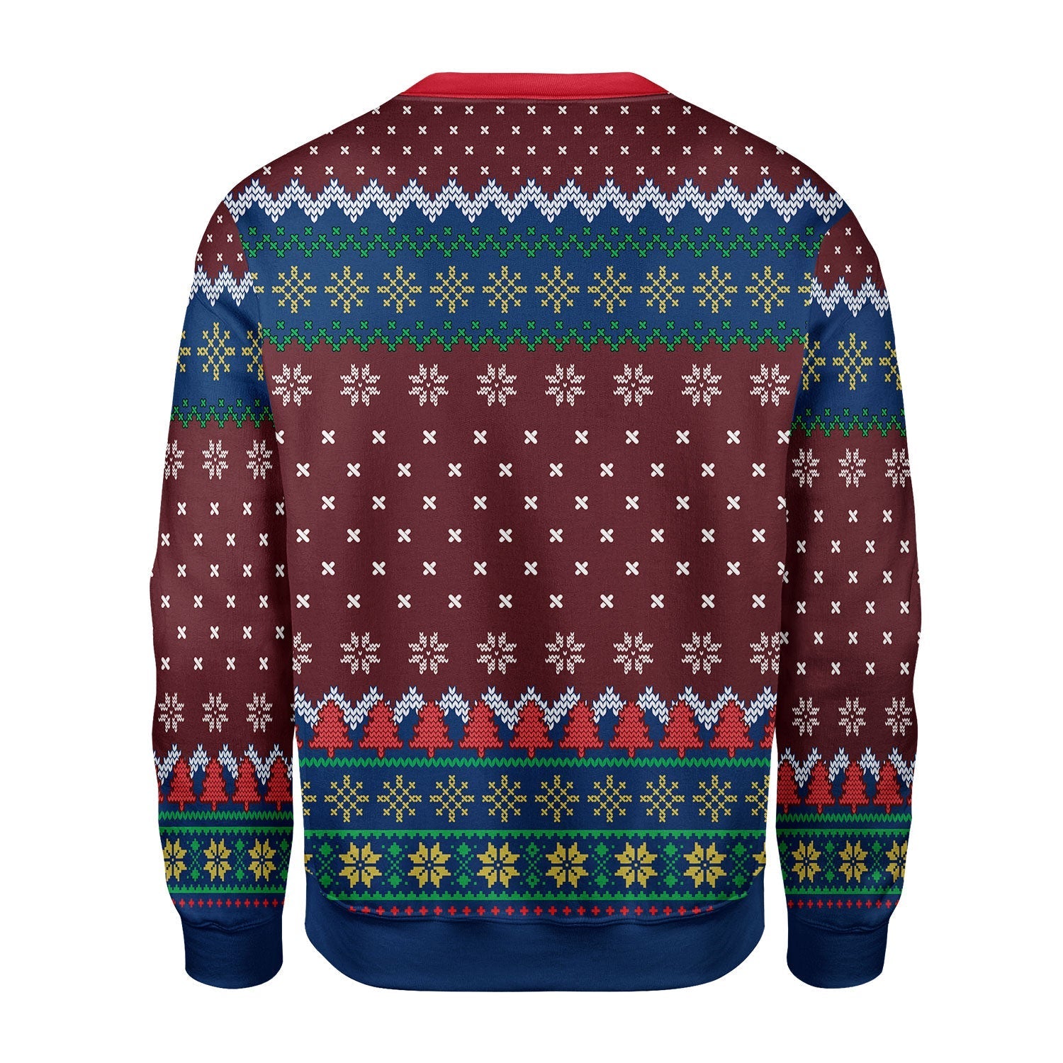 YMskins Christmas Sweater Faux Knit Ric Flair 3D Apparel