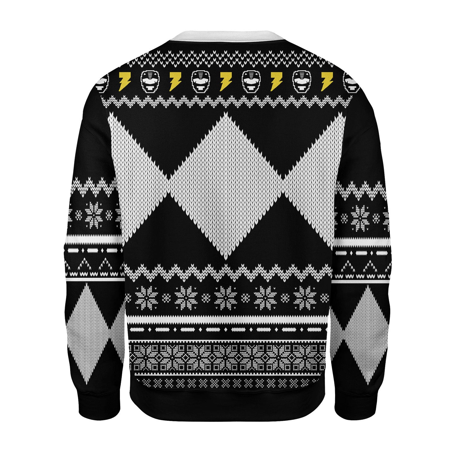 YMskins Christmas Sweater Black Power Ranger 3D Apparel