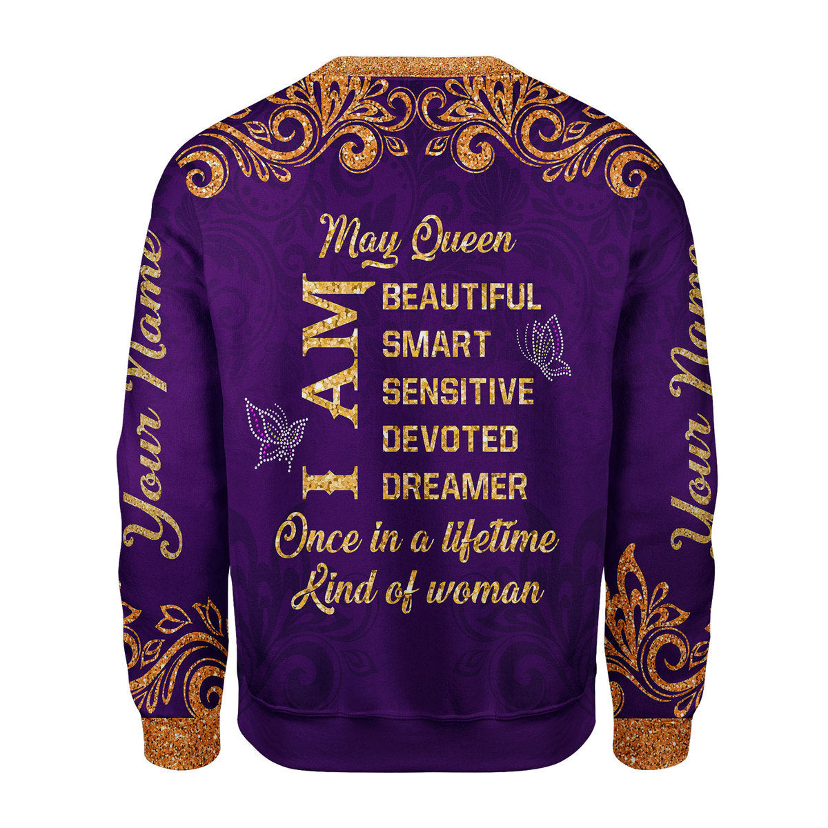 YMskins Personalized Tops May Queen All Over Printed