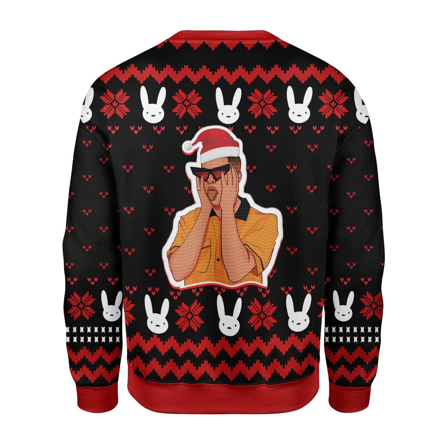 YMskins Christmas Sweater Bad Bunny 3D Apparel
