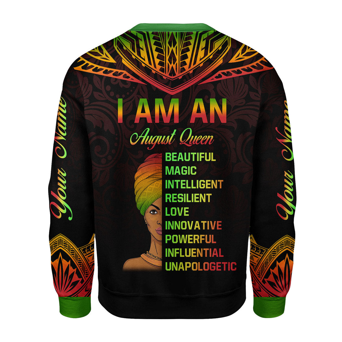 YMskins Personalized Tops August Queen All Over Printed
