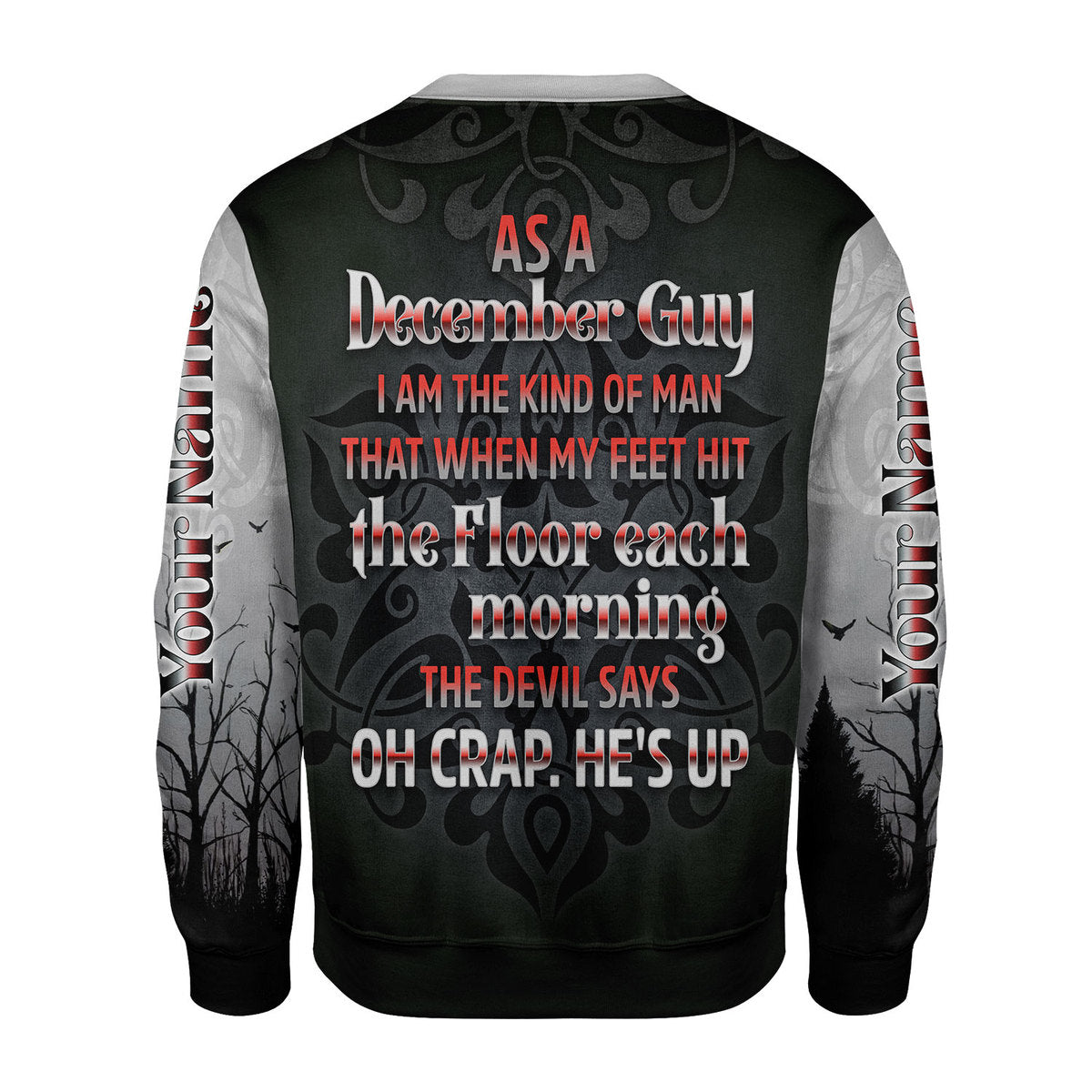 YMskins Personalized  Tops  December Guy All Over Printed