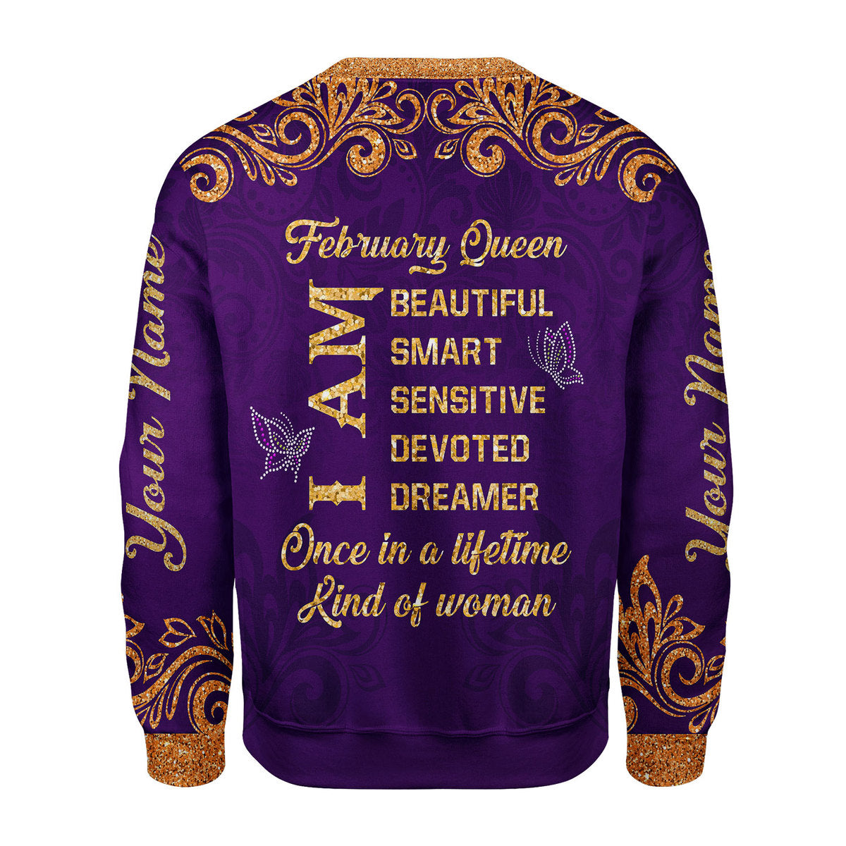 YMskins Personalized Tops February Queen All Over Printed