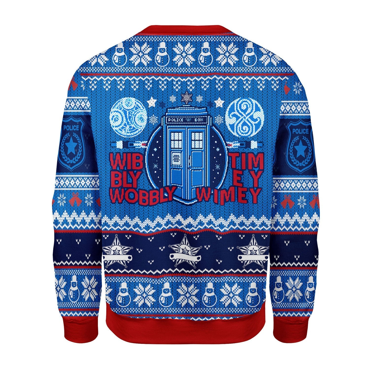 YMskins Christmas Sweater A Timey Wimey 3D Apparel