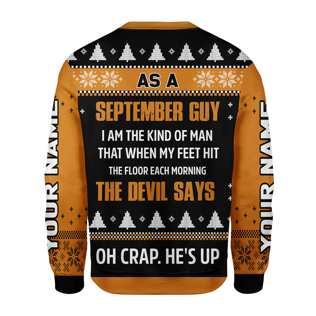 YMskins Personalized Sweatshirt September Guy All Over Printed