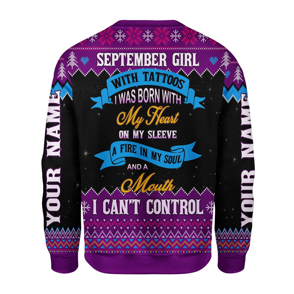 YMskins Personalized Tops September Girl All Over Printed