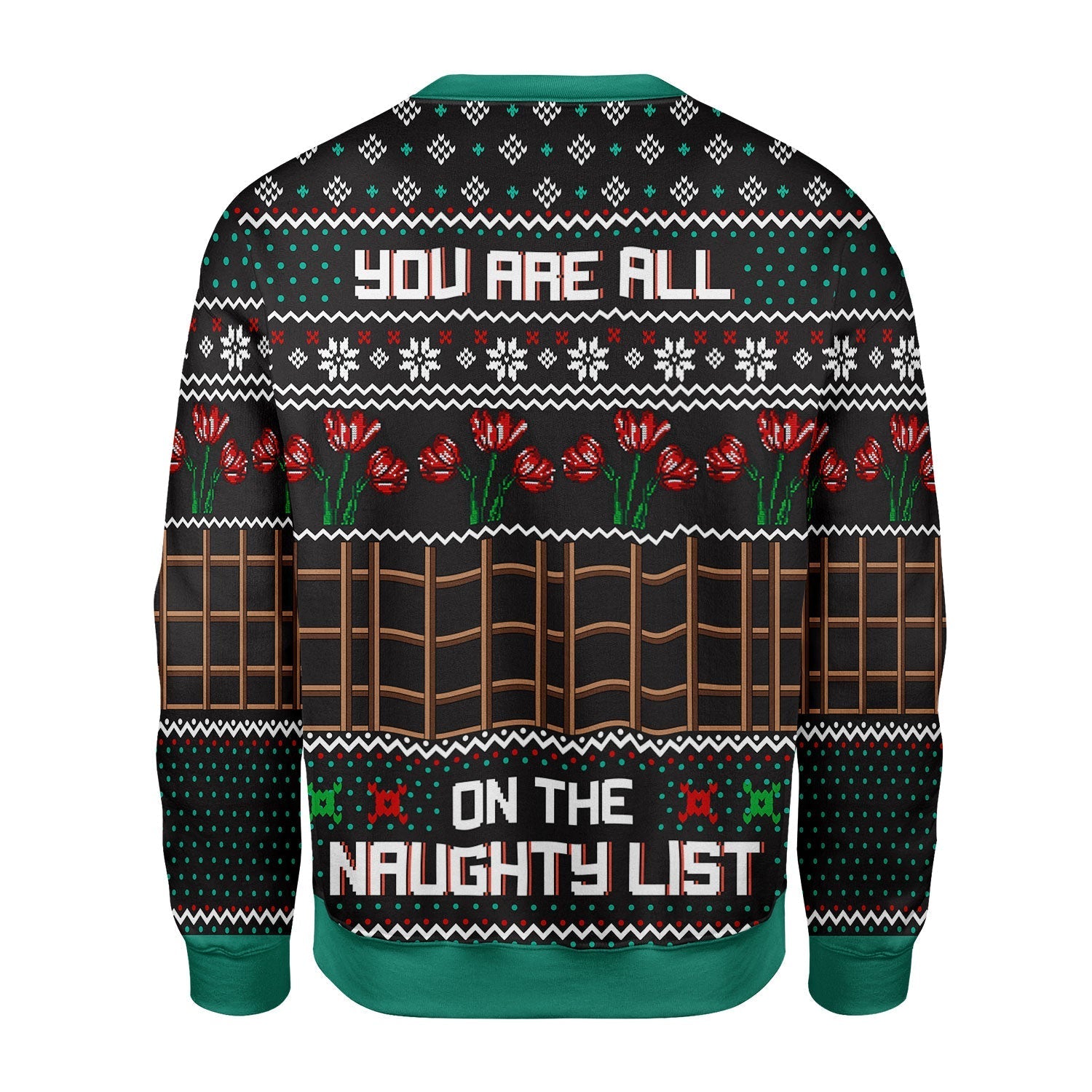 YMskins Christmas Sweater You Are All On The Naughty List 3D Apparel