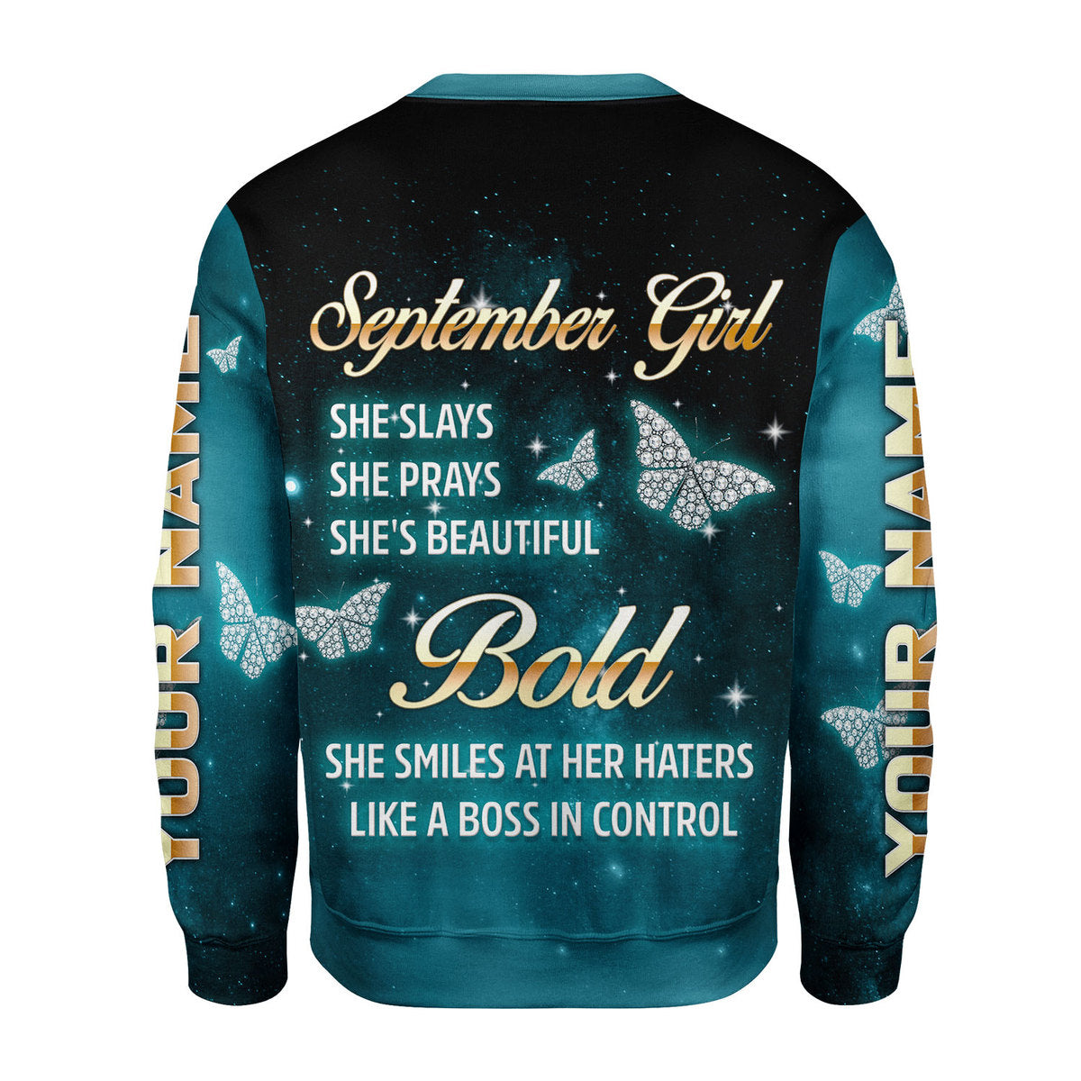 YMskins Personalized Tops September Girl All Over Printed