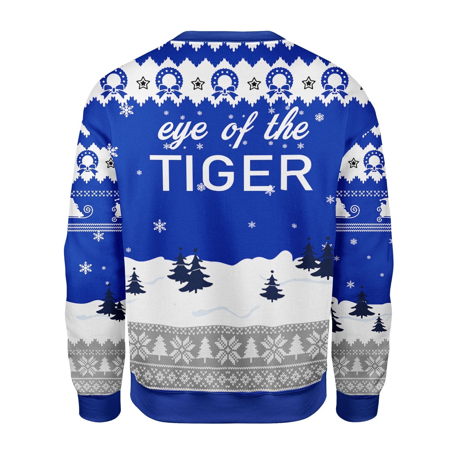 YMskins Christmas Sweater Eye Of The Tiger 3D Apparel