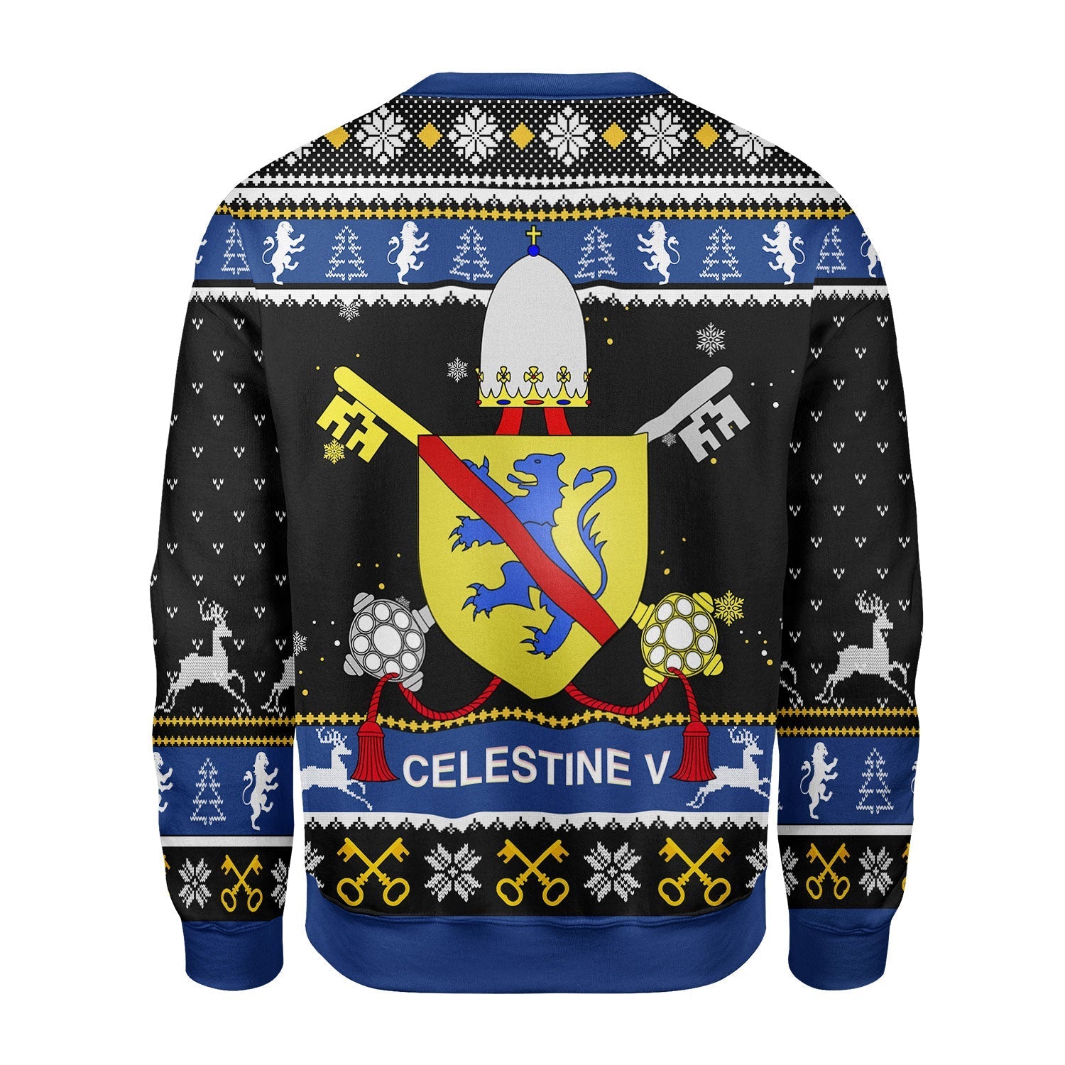 YMskins Christmas Sweater Celestine V Coat of Arms 3D Apparel