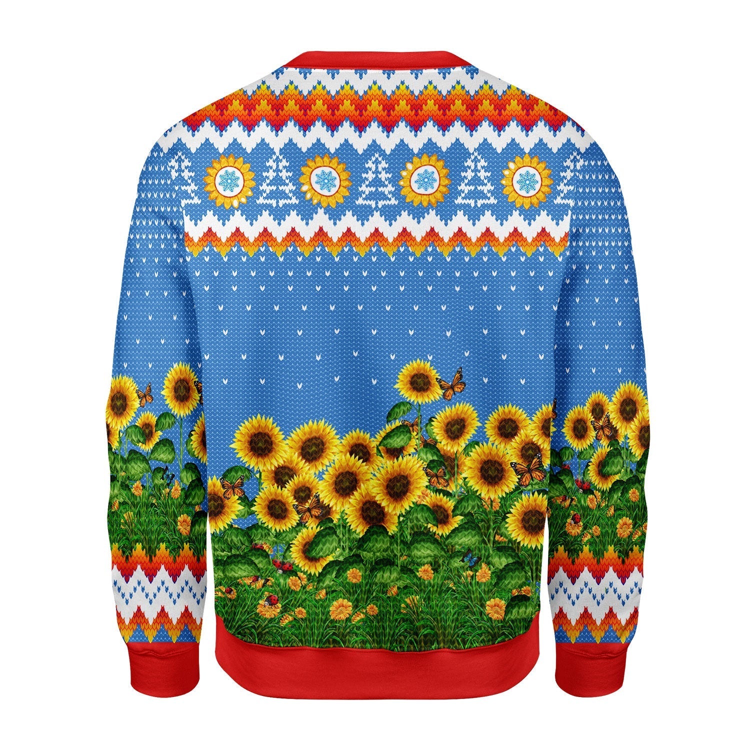 YMskins Christmas Sweater Leo Running With Water Gun 3D Apparel
