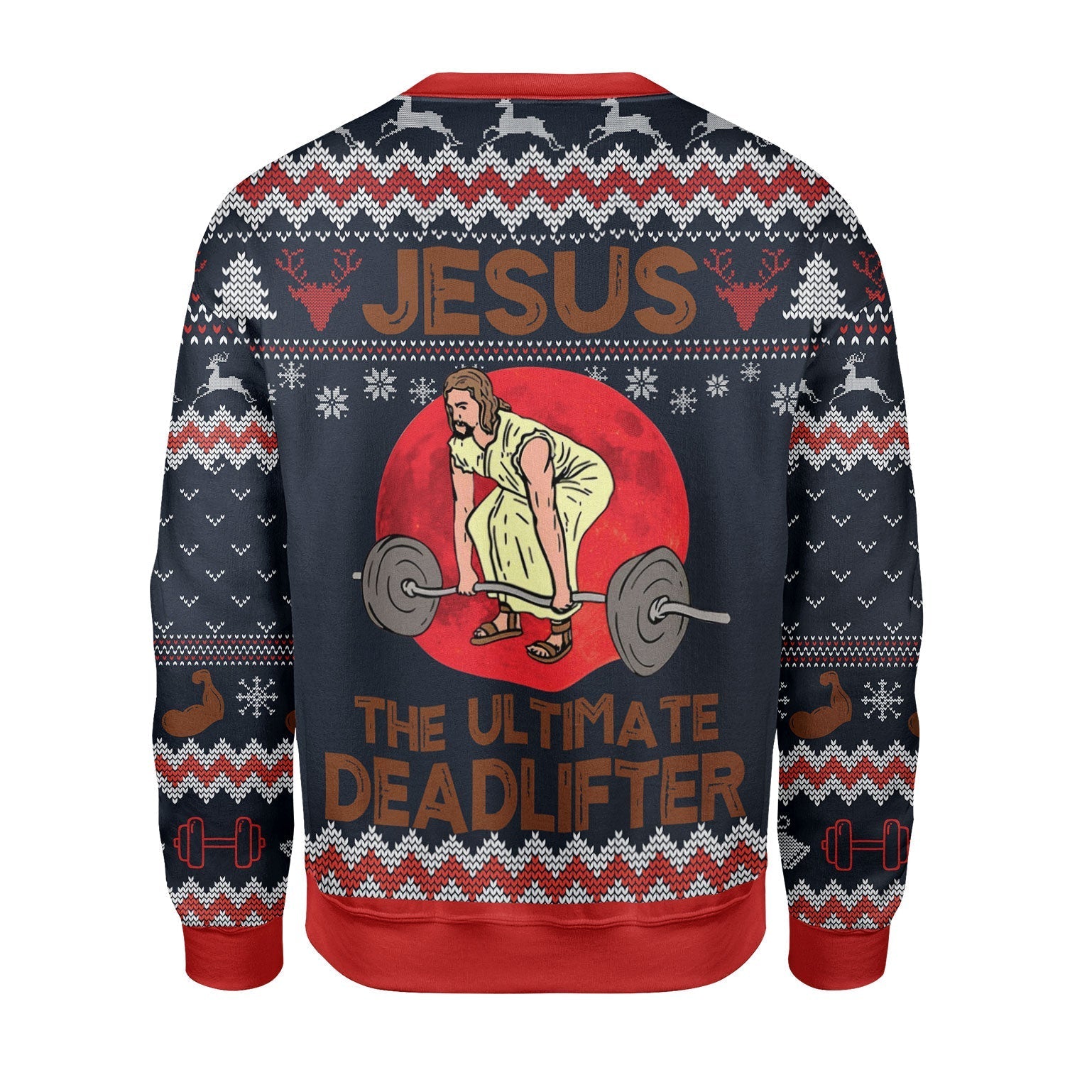 YMskins Christmas Sweater The Ultimate Deadlifter 3D Apparel