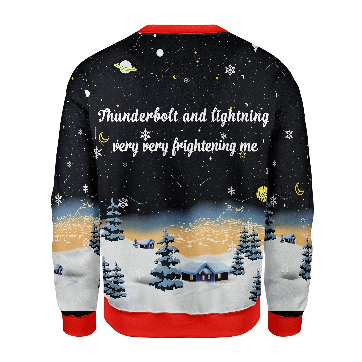 YMskins Christmas Sweater Thunder Fightening Galileo 3D Apparel