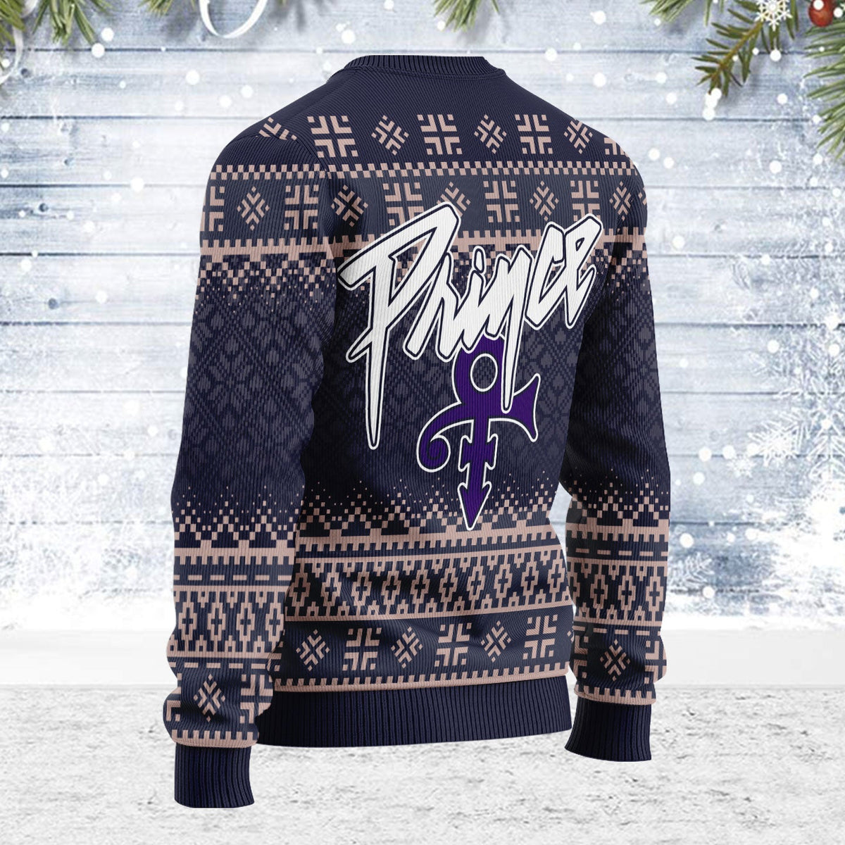 Prince Pancakes Meme Christmas Wool Sweater
