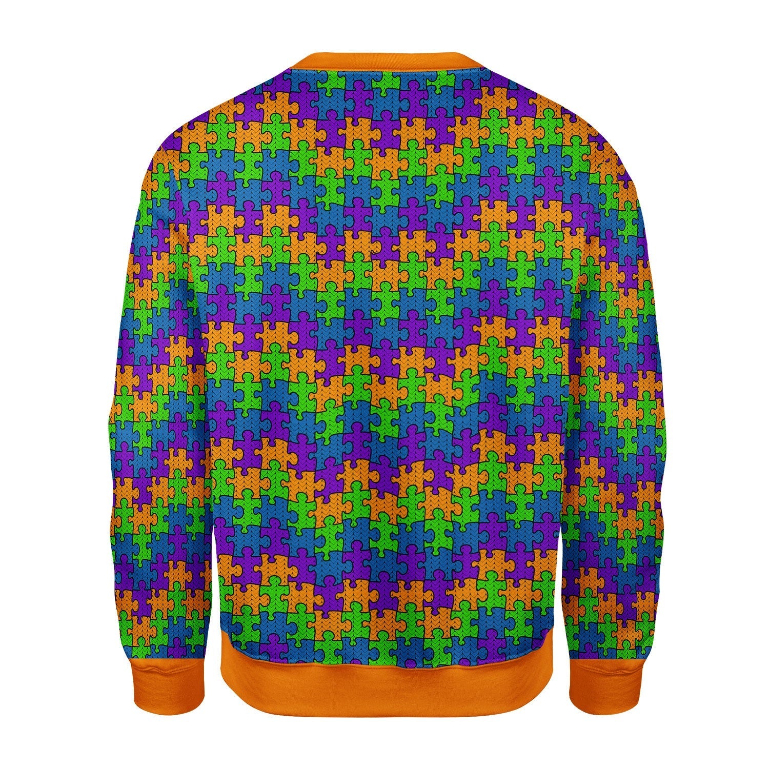 YMskins Christmas Sweater Autism 3D Apparel