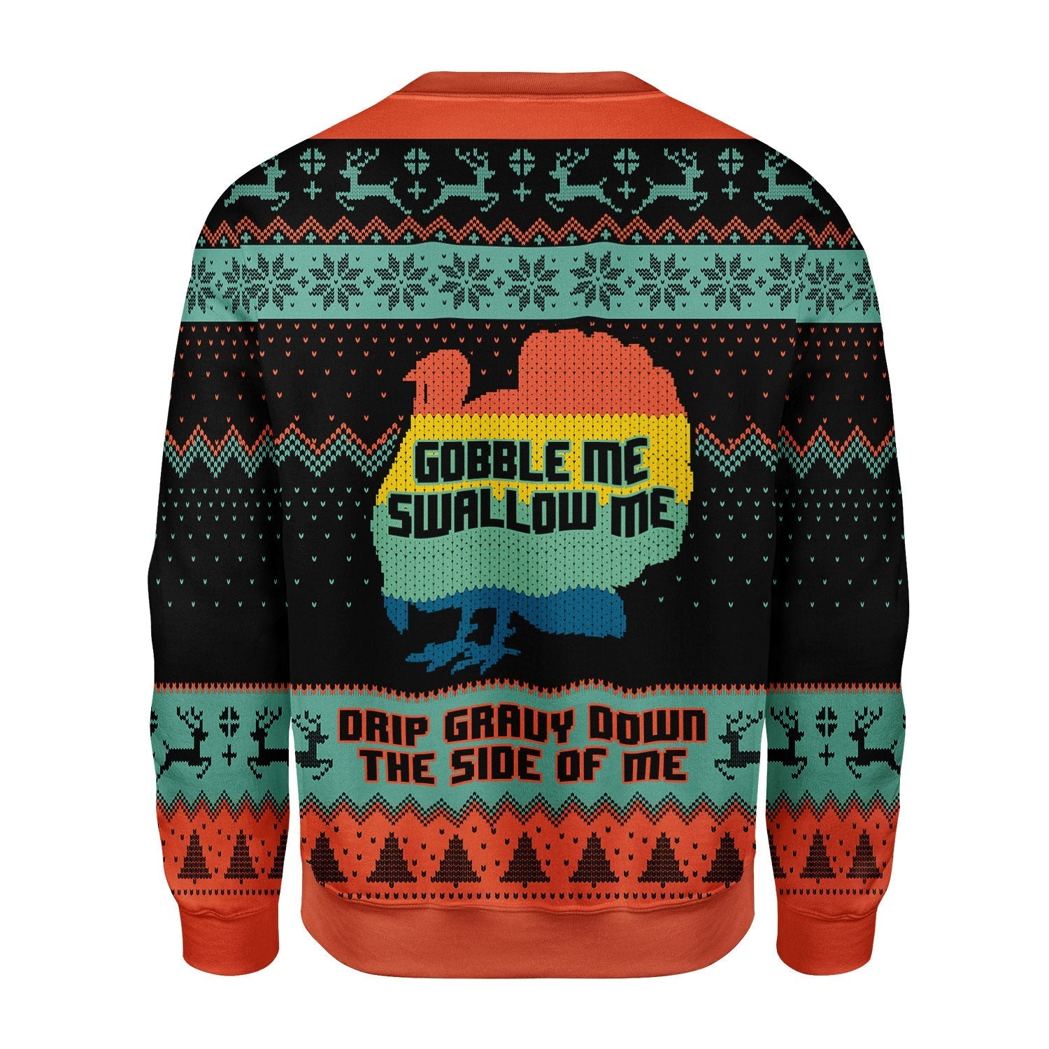 YMskins Christmas Sweater Gobble Me Swallow Me 3D Apparel