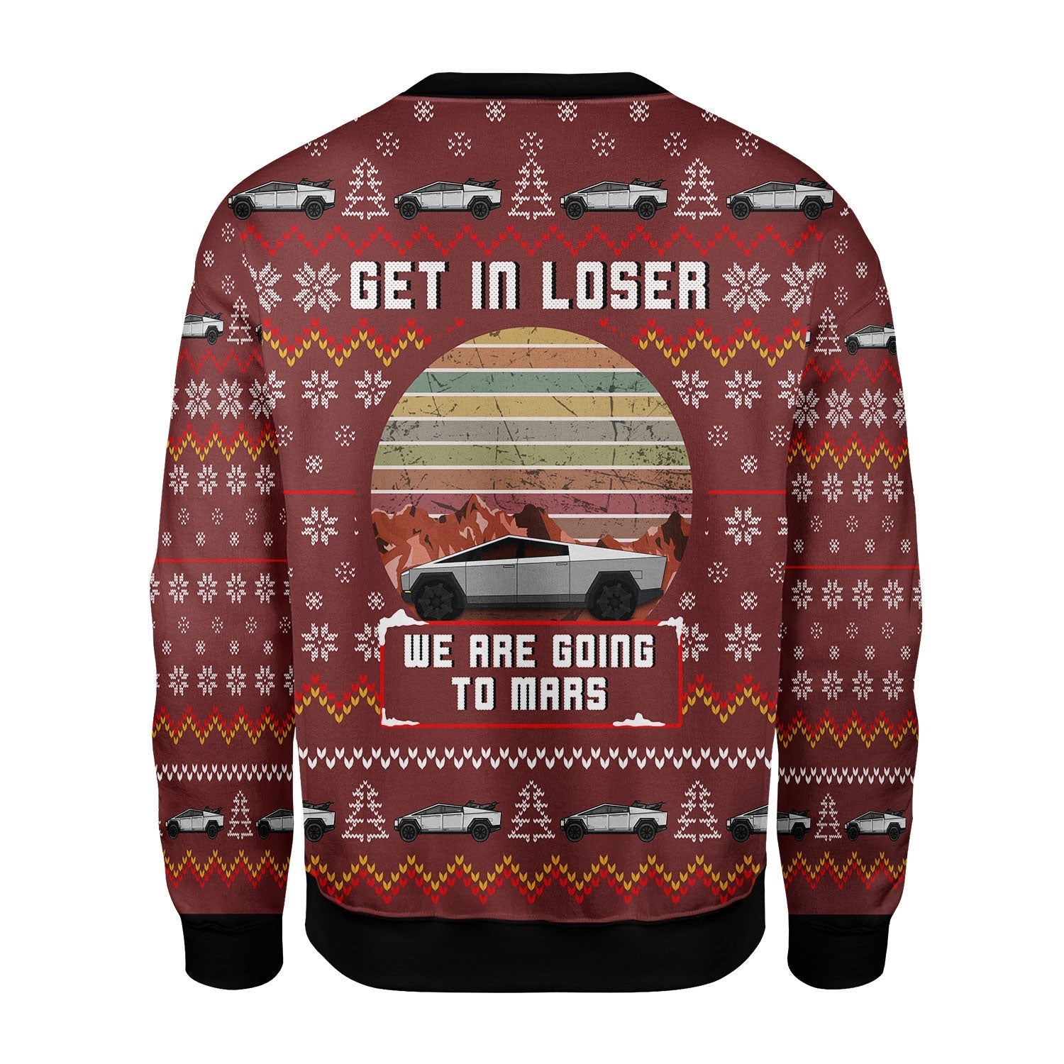 YMskins Christmas Sweater We Are Going To Mars 3D Apparel