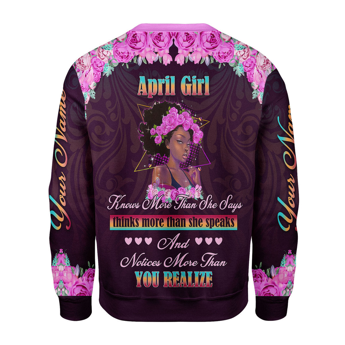 YMskins Personalized Tops April Girl All Over Printed