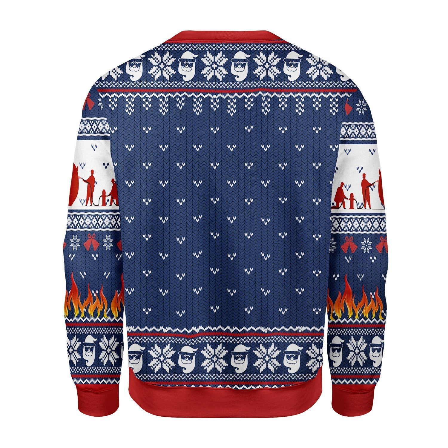 YMskins Christmas Sweater Firefighter Do It For The Ho's 3D Apparel