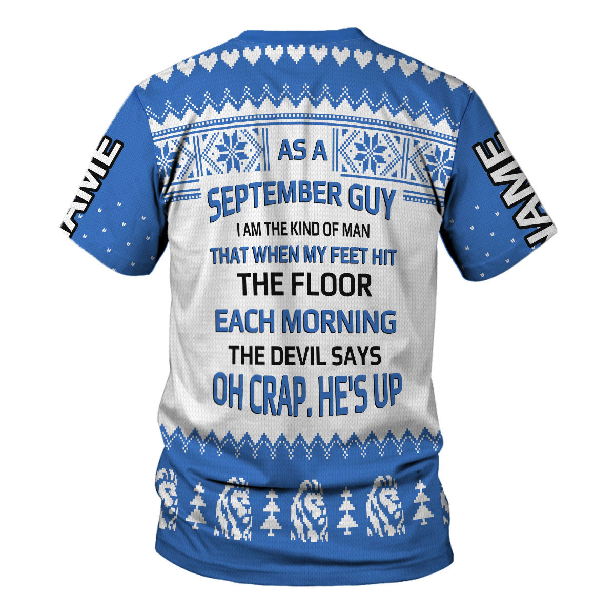 YMskins Personalized Tops September Guy All Over Printed