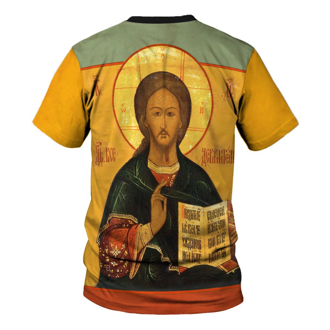 YMskins Unisex T-shirt Orthodox Jesus 3D Apparel