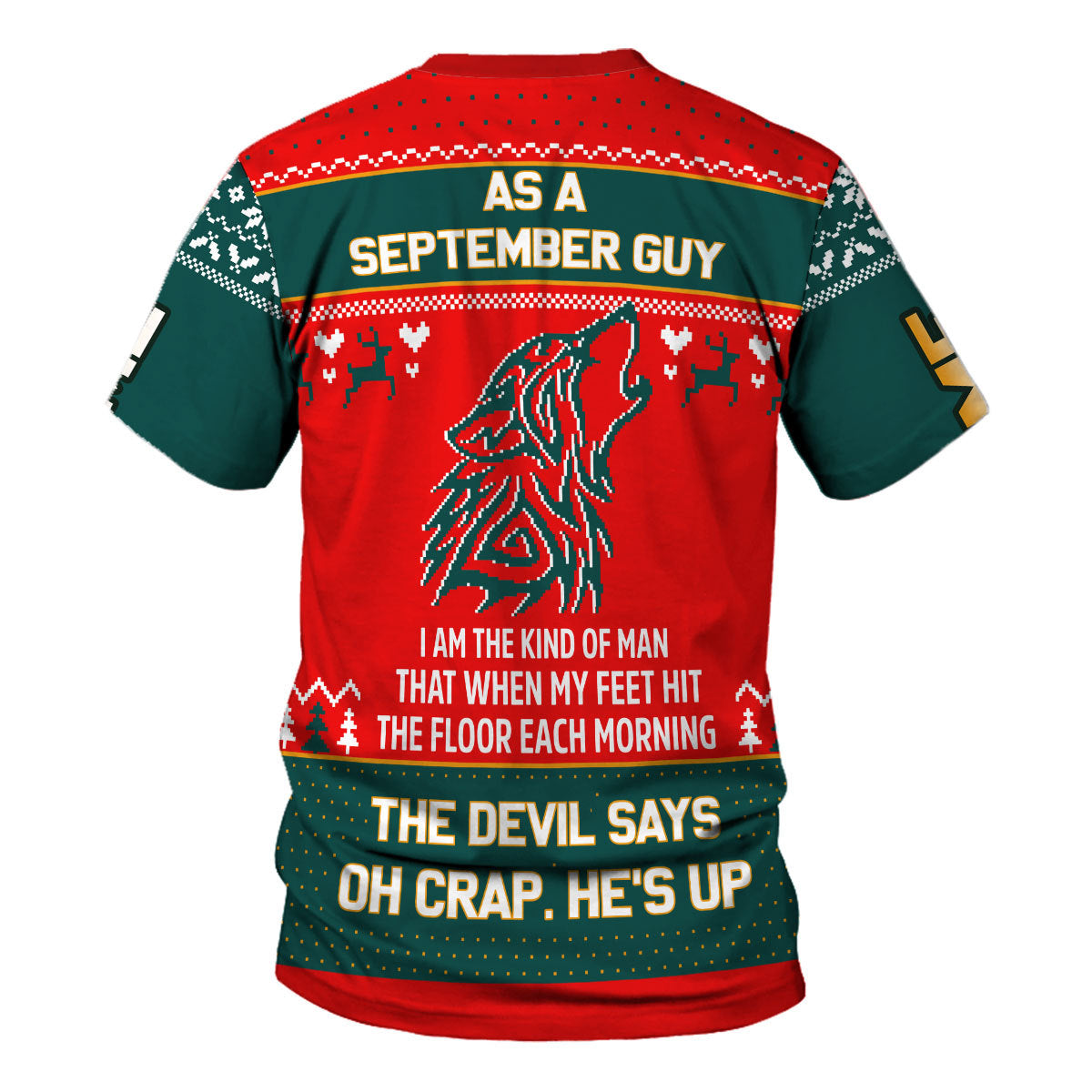 YMskins Personalized T-shirt September Guy All Over Printed