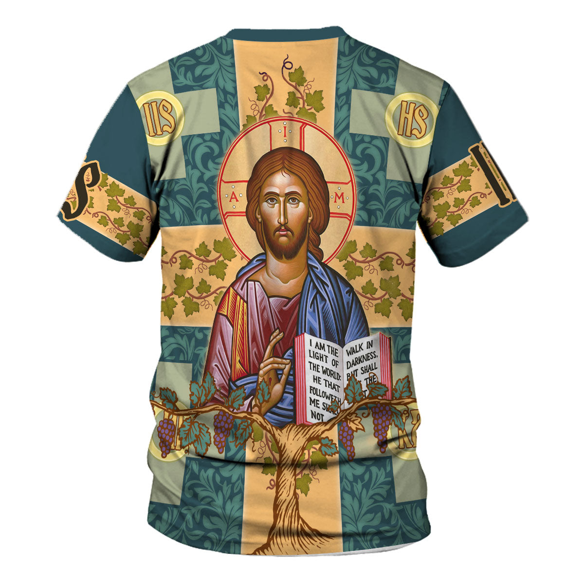 YMskins Tops Pullover Sweatshirt Jesus Greek Orthodoxy 3D Apparel
