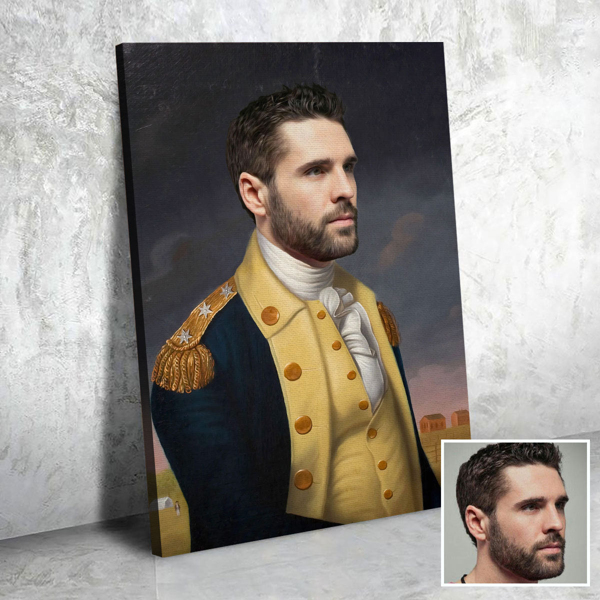 Personalized Canvas George Washington