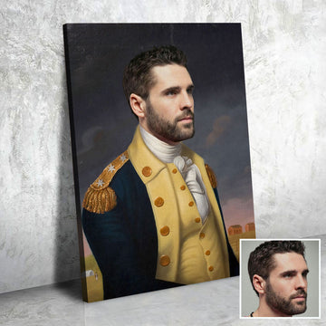 Personalized Canvas George Washington