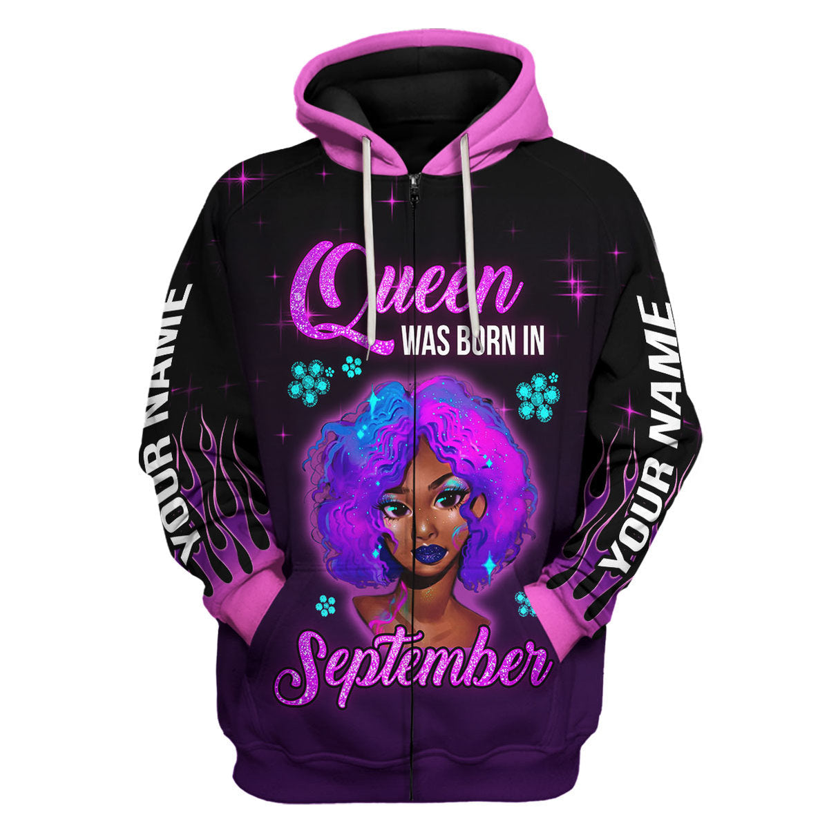 YMskins Personalized Tops Queen Was Born In September All Over Printed