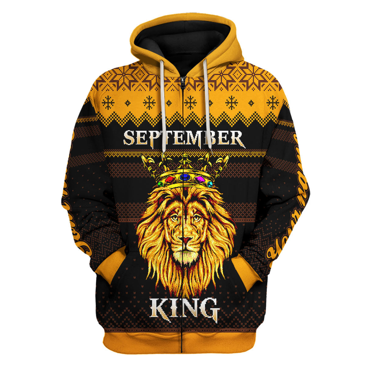 YMskins Personalized Hoodie September Guy All Over Printed