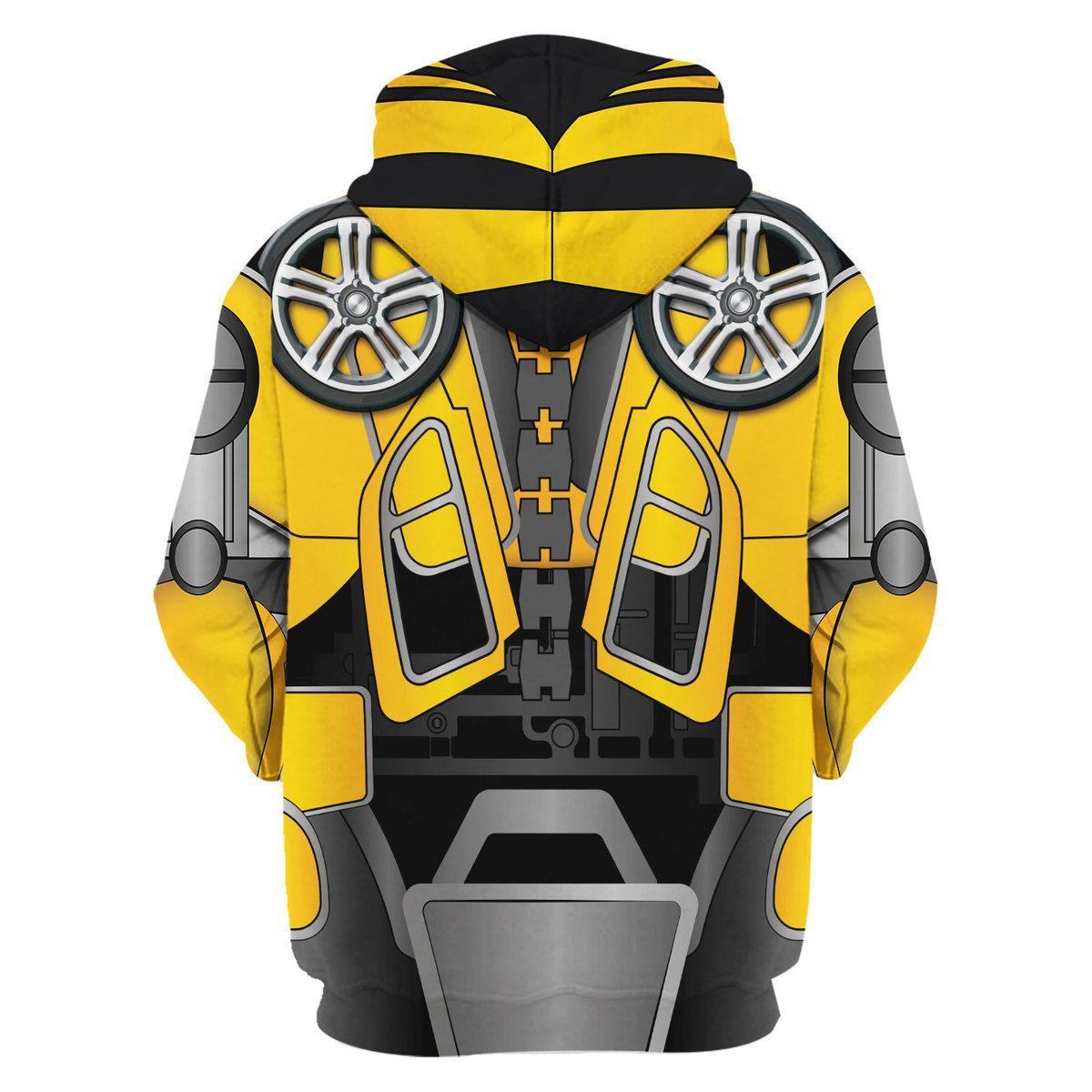 Gearhomie Bumblebee Costume Cosplay Hoodie Tracksuit - DucG